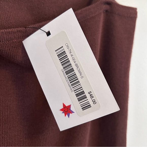 NWT Oak + Fort Stretch Spaghetti Strap Tank Top Size Small - Picture 8 of 12